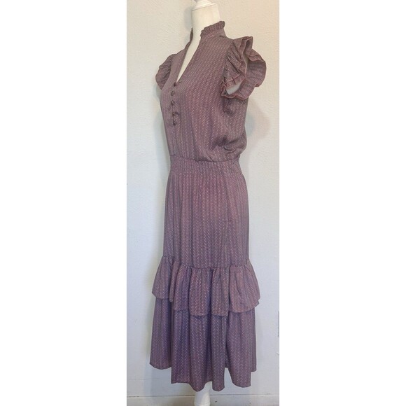 Perry Walker Collective Size 1 (2-4) Cornelia II Silk Blend Dress Feminine Boho - Picture 7 of 16